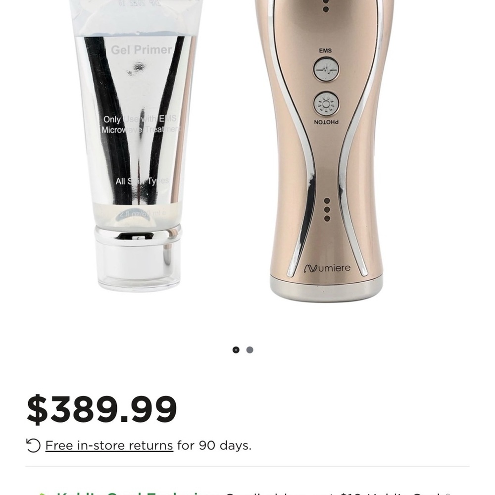 Lumiere Gold Skincare Tool with Gel Primer